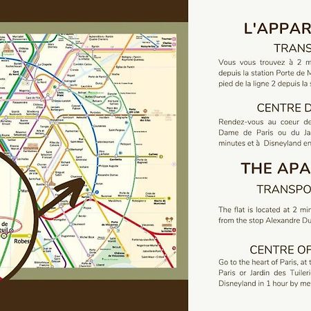 12.Appart 4Pers#1 Bedroom #Pere Lachaise #Nation ปารีส ภายนอก รูปภาพ