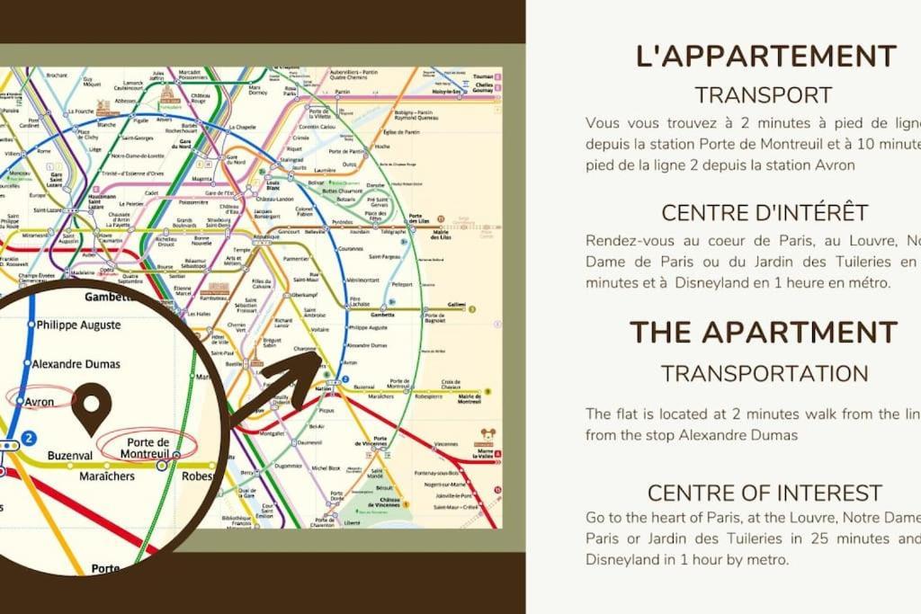 12.Appart 4Pers#1 Bedroom #Pere Lachaise #Nation ปารีส ภายนอก รูปภาพ
